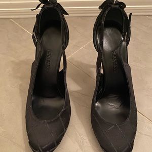 Black elegant shoes.